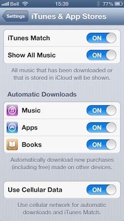 Sharing iBooks between iOS devices