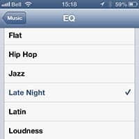 Enabling Late Night audio mode