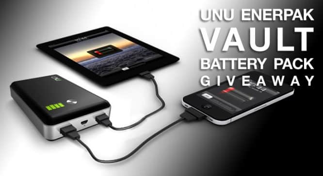 Unu Enerpak Vault Battery Pack Giveaway – Winners Announced