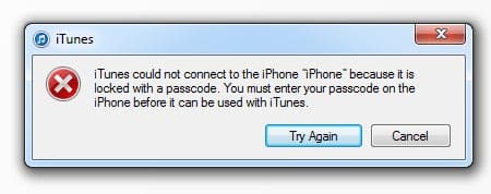 Can&rsquo;t restore iPod touch without passcode
