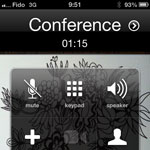 Dropping a single party from a Conference Call