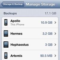 Freeing up storage in iCloud