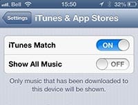 Showing only on-device iTunes Match tracks
