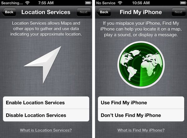 Re-enabling Find My iPhone after Factory Reset