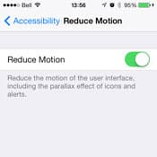 Turning off Parallax in iOS 7
