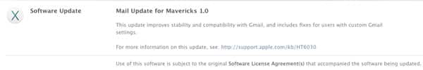 Apple Mail Update for Mavericks 1.0