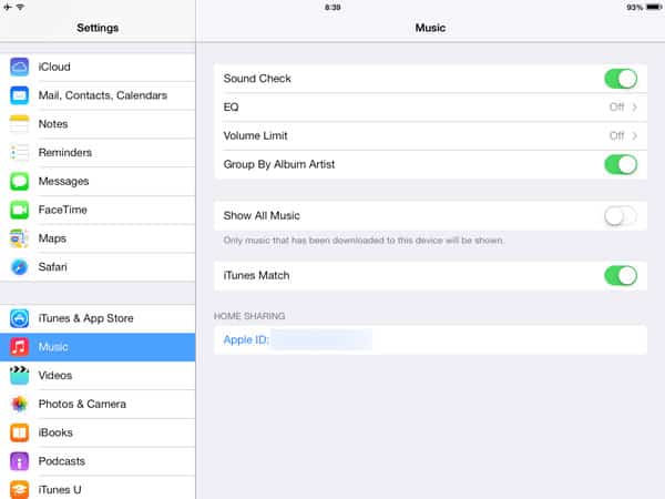Viewing only downloaded iTunes Match tracks