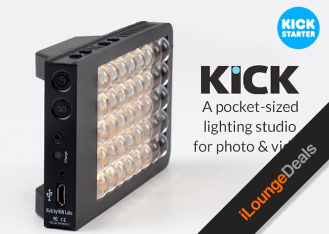 Daily Deal: KICK Smartphone-Controlled Lighting Studio, $149