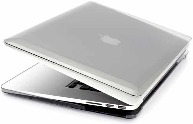 Power Support Air Jacket Clear Black for MacBook Pro