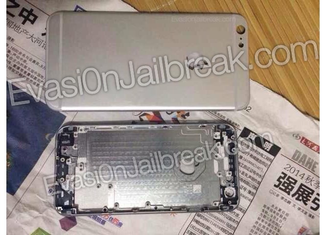 Alleged rear shell for 5.5” iPhone 6 leaked