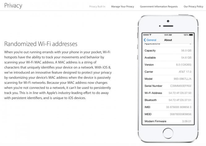 Report: iOS 8 anti-tracking features more limited than initially publicized