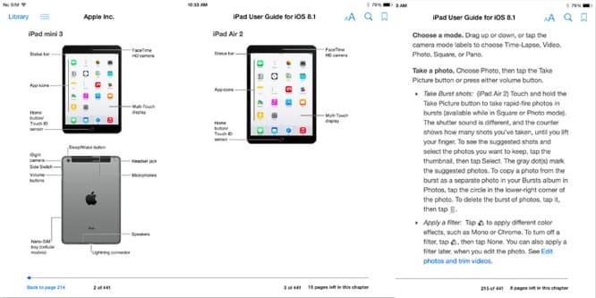 Apple user guide reveals iPad Air 2, iPad mini 3 with Touch ID