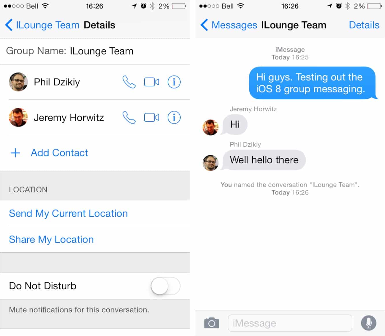 Muting Conversations in Messages