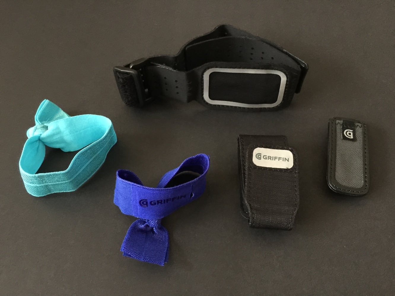 Griffin Ribbon Wristband, Shoe Pouch, Sleep Sport Band + Tracker Clip