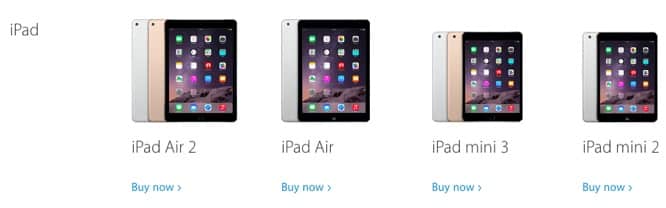 Original iPad mini disappears from Apple’s website