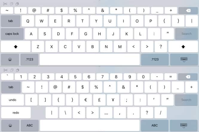 iOS 9 keyboard hints at ‘iPad Pro’