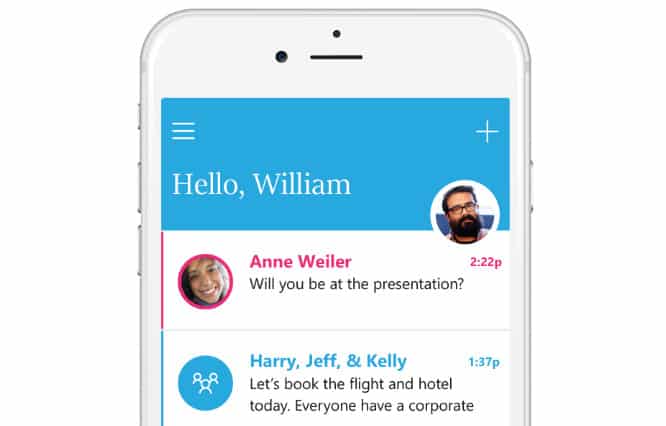 Microsoft releases email messaging app for iOS