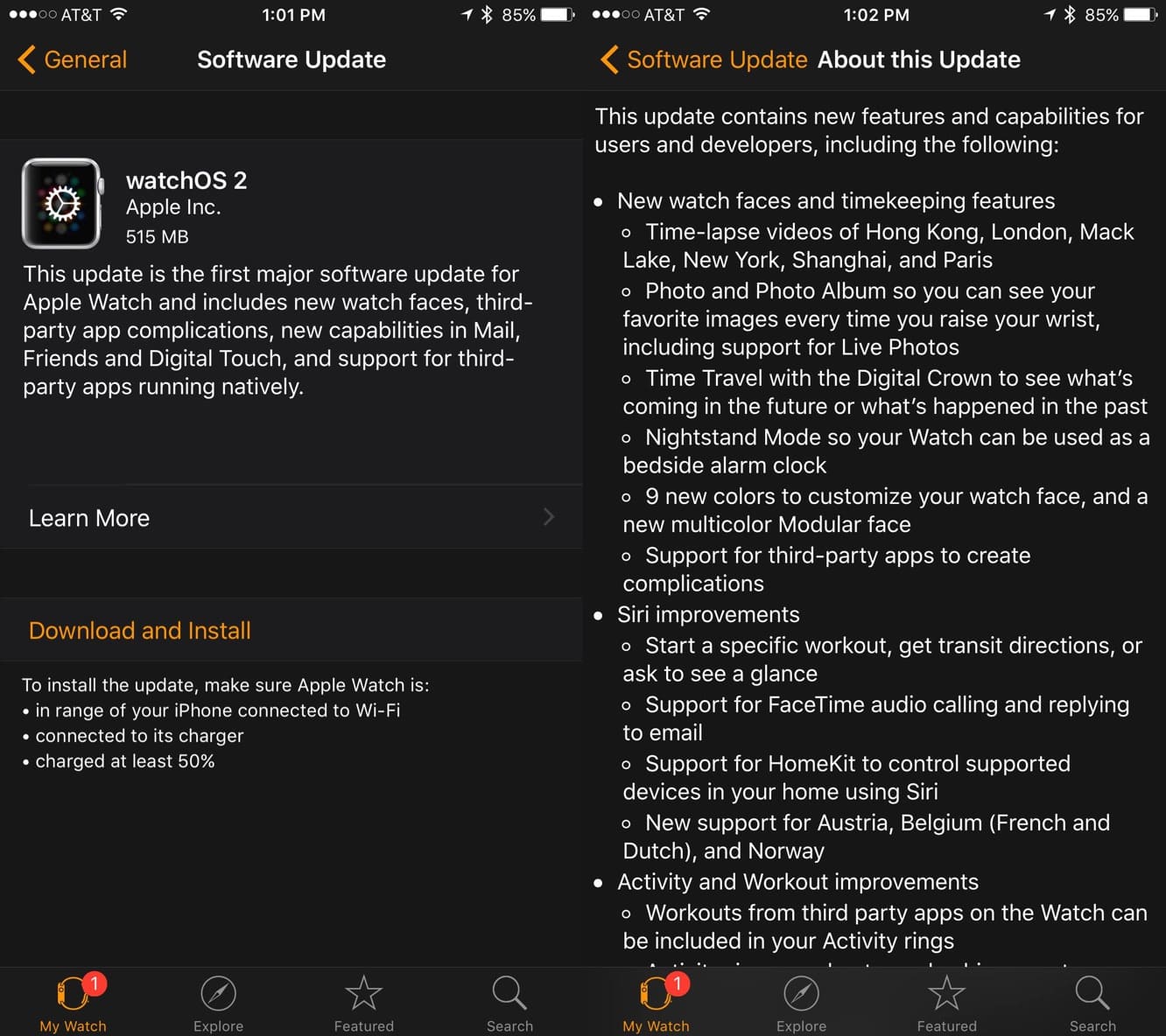 Apple releases watchOS 2