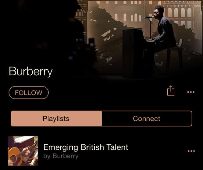 Burberry channel launches on Apple Music