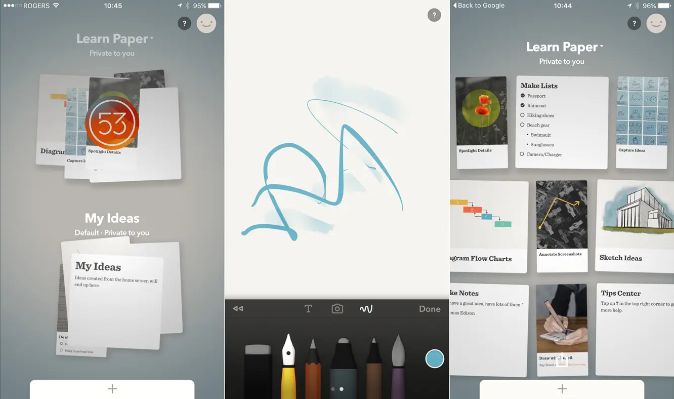 FiftyThree’s Paper app comes to the iPhone