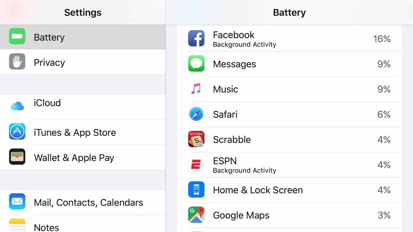 Facebook responds to battery problems regarding iOS app