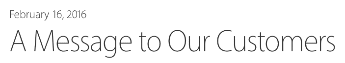 Tim Cook’s open letter opposes court order to unlock iPhone