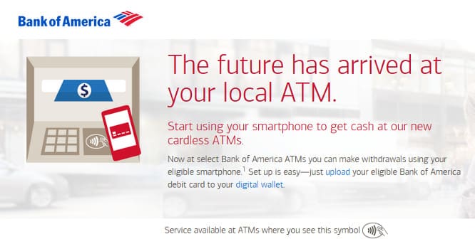 Bank of America rolling out ATM support for Apple Pay