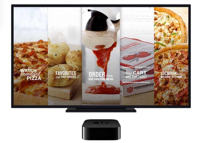Papa John’s releases pizza-ordering app for Apple TV