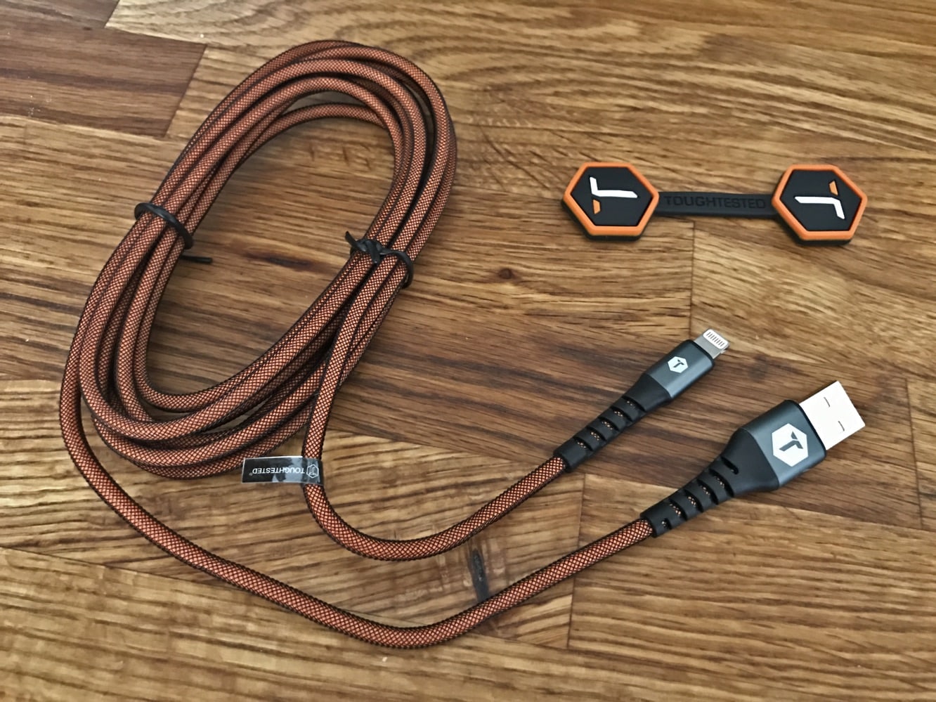 ToughTested 8’ Pro Armor Weave Lightning Cable