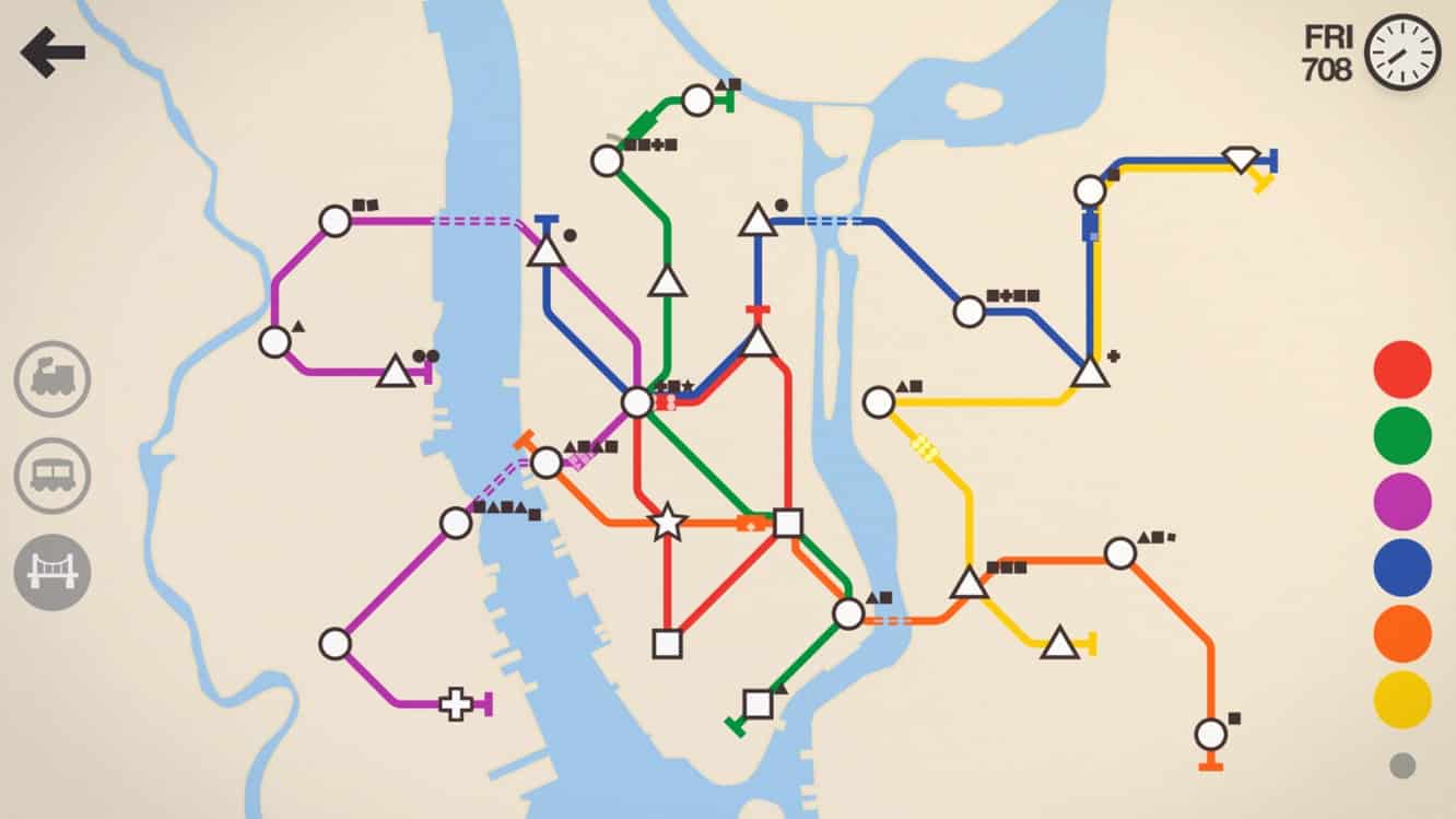 Mini Metro adds Endless Mode
