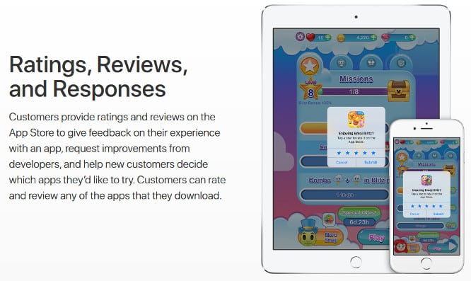 Apple adds ability for developers respond to apps reviews, tweaks in-app rating prompt rules