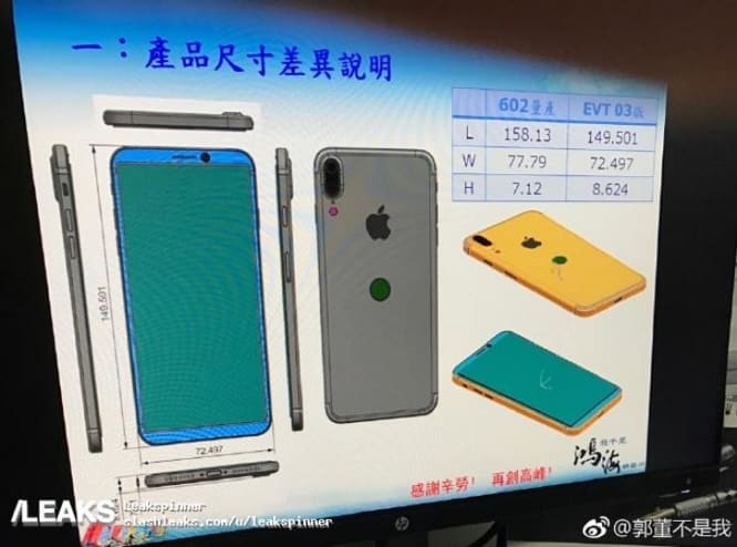 Leaked image reveals ‘iPhone 8’ render with vertical cameras, rear Touch ID sensor