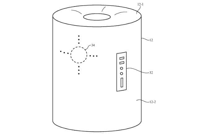 Apple patents construction method for cylindrical device that could be Siri speaker