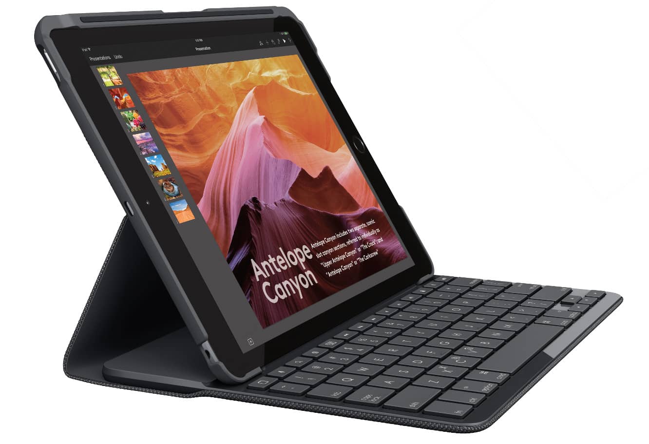 Logitech reveals Slim Folio Bluetooth keyboard case for fifth-generation iPad