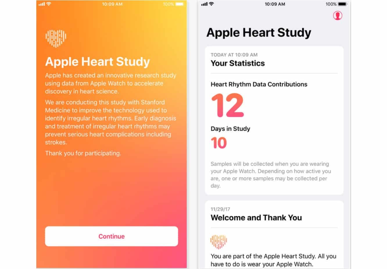 Apple releases Heart Study app