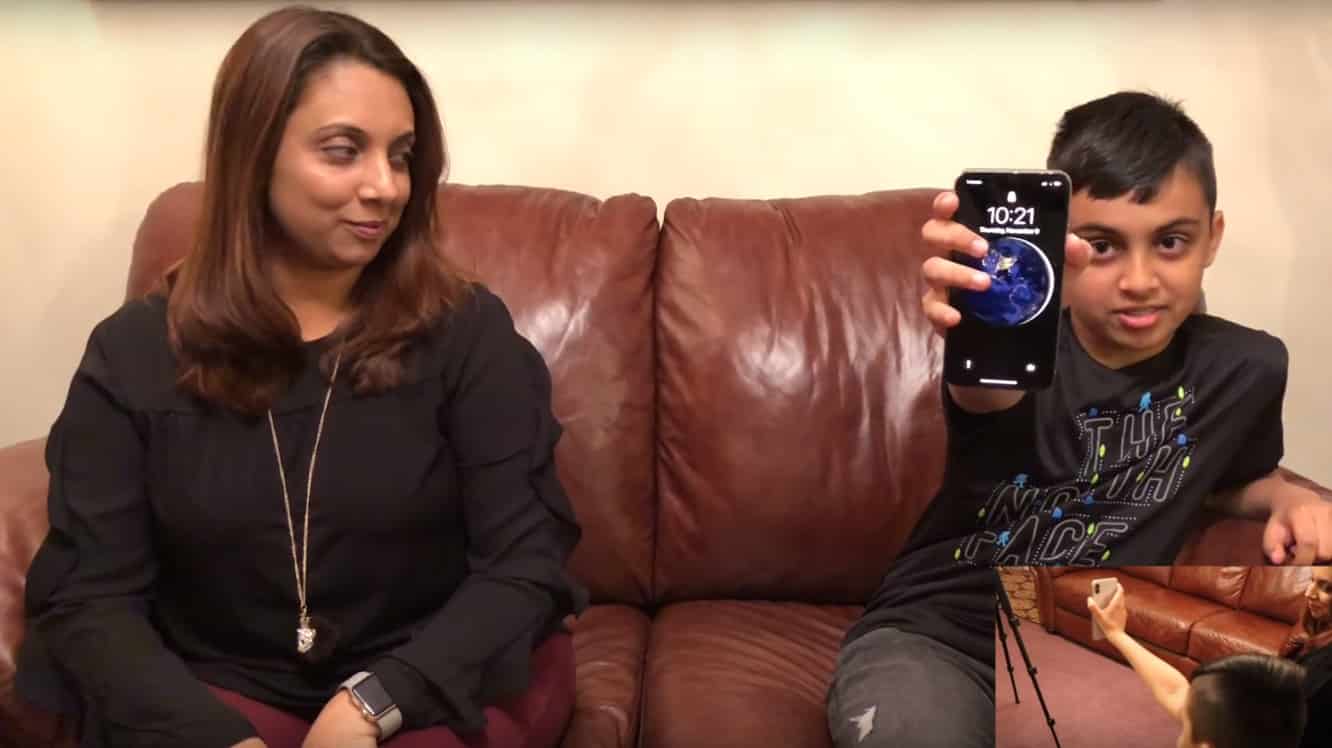 10-year-old boy unlocks mom’s iPhone X with Face ID