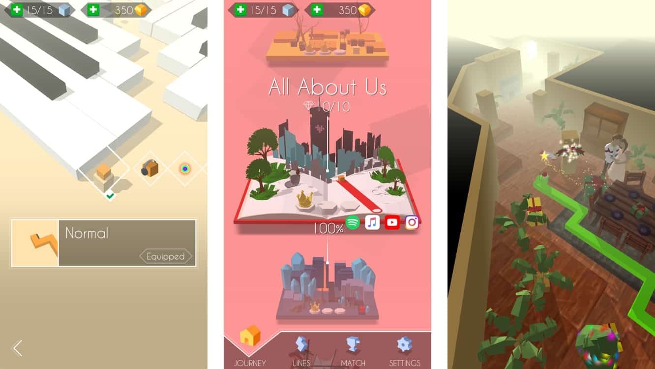 App Diary: Dancing Line, Escape Hunt: The Lost Temple, Splitter Critters, The Catan Universe