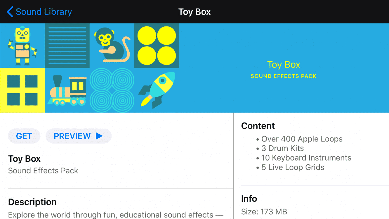 GarageBand gets new “Toy Box” educational sound pack, TrueDepth facial control