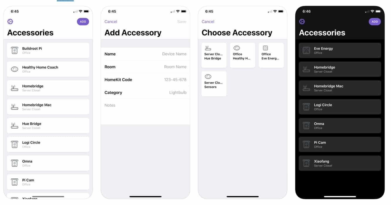 HomePass gives you a place to store all of your HomeKit codes