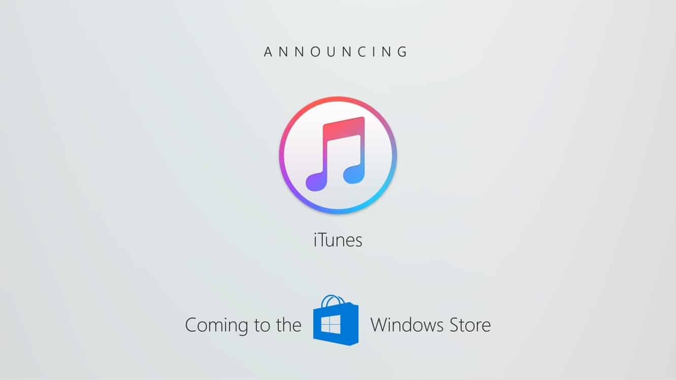 iTunes lands in the Windows 10 app store