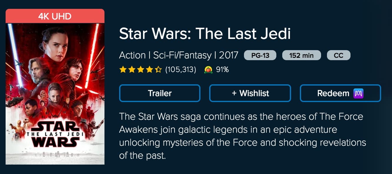 Vudu update for Apple TV provides access to 4K Disney movies