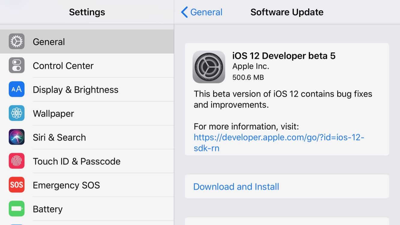 Apple seeds fifth developer betas of iOS 12, tvOS 12 + watchOS 5