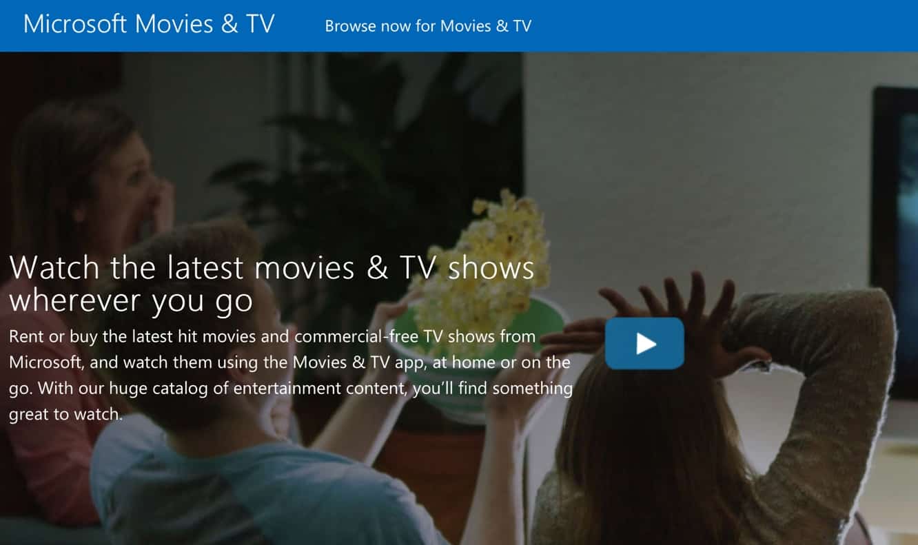 Microsoft bringing Windows Movies & TV to iOS