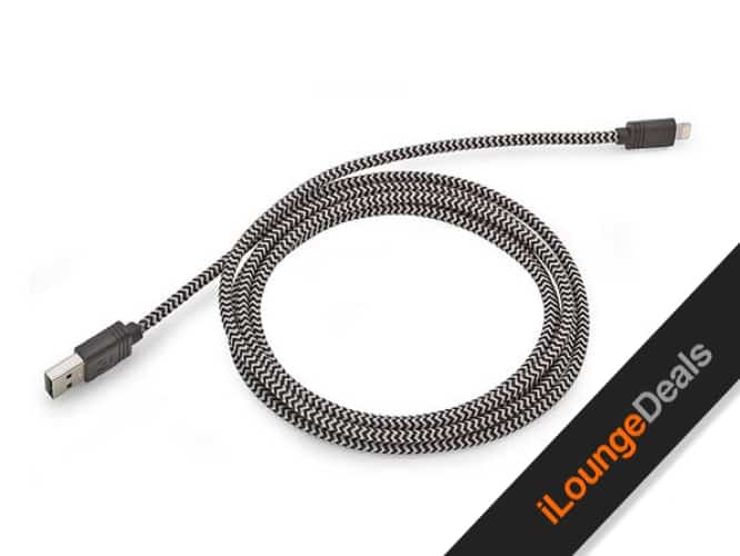 Daily Deal: 10-Ft Cloth MFi-Certified Lightning Cable