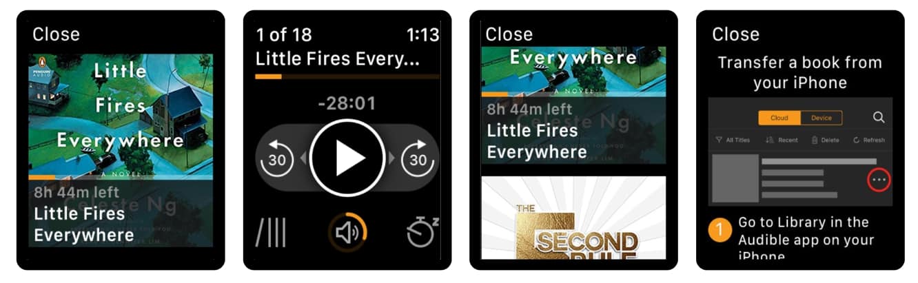 Audible adds offline playback support for Apple Watch