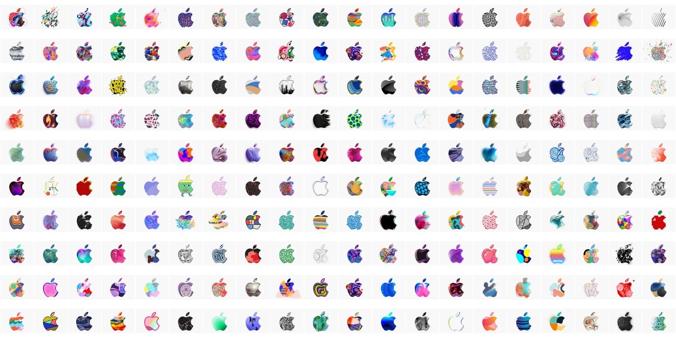 Apple designed 371 logos for its Oct. 30 event invites