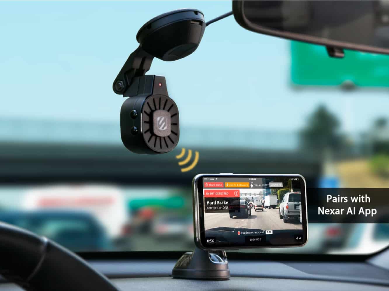 Scosche announces Full HD Dash Cam, powered by Nexar