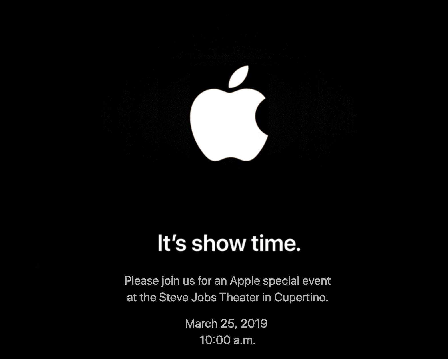 Apple Show time 25th March Event