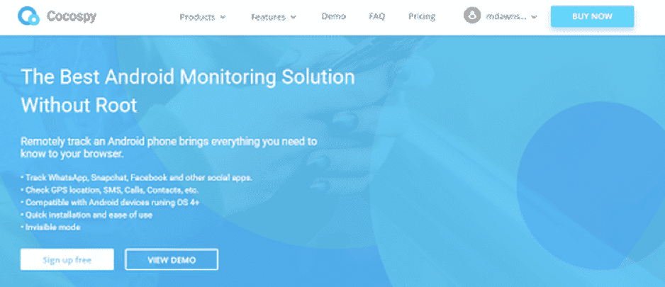 Choose a cell phone spyware with non-root features