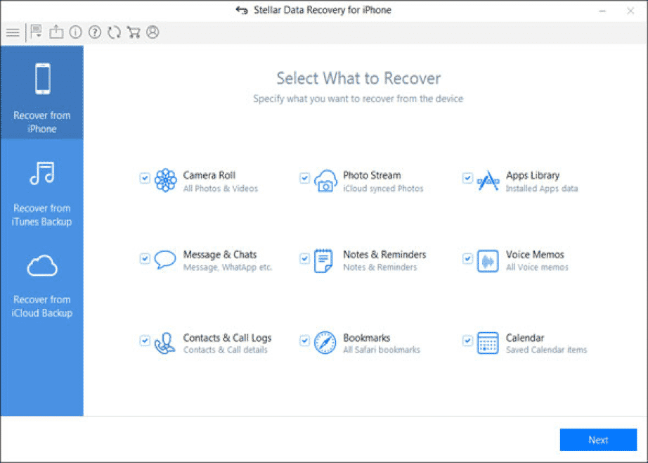 Recover Deleted Data from iPhone Using Stellar Data Recovery for iPhone